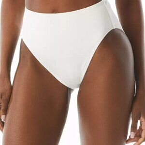 NWT Carmen Marc Valvo Womens High Waist Bikini White Size XS $60 12HL982